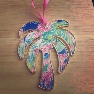 Lilly Pulitzer 2017 Palm Tree Photodome Ornament